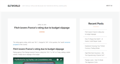 Desktop Screenshot of eltworld.net